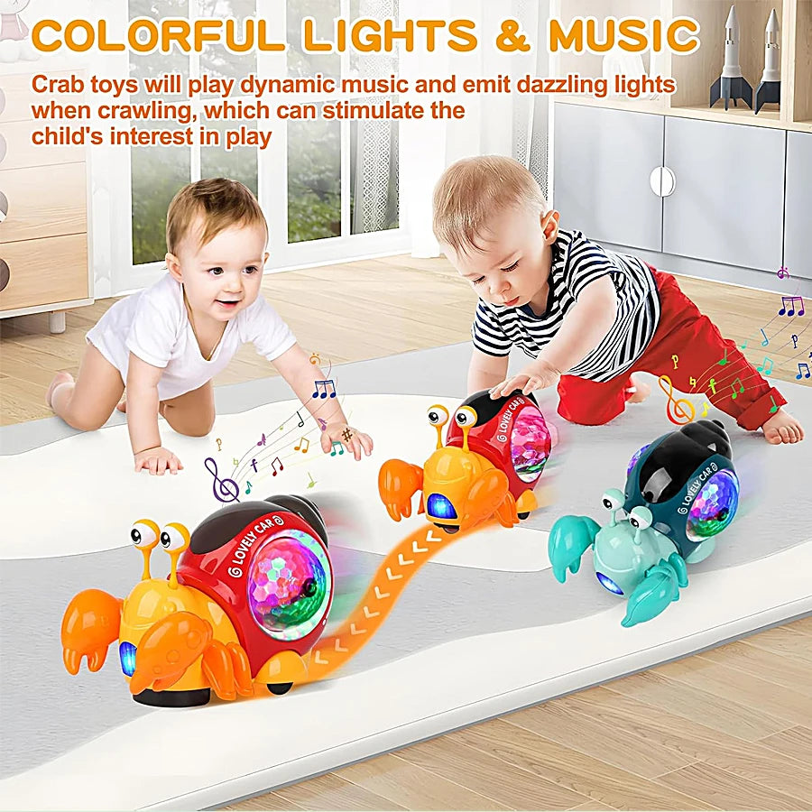 Luminous Snail Interactive Toy